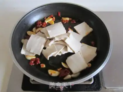 Make Hot, spicy tofu step 3