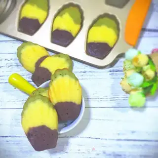 Make Three-sand Madeline cake step 10
