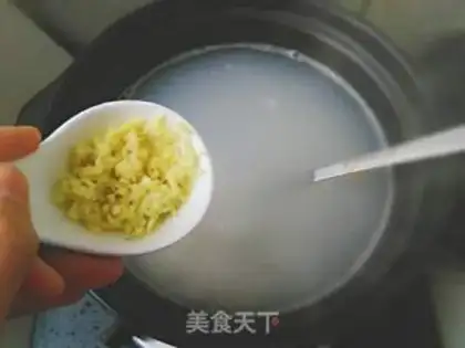 Make Beef egg porridge step 4