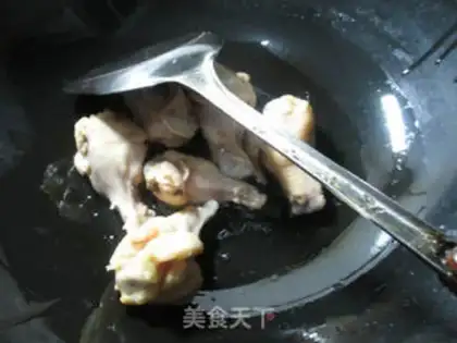 Make The water burns the chicken wings step 2