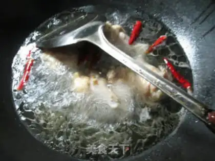 Make The water burns the chicken wings step 5
