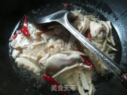 Make The water burns the chicken wings step 6
