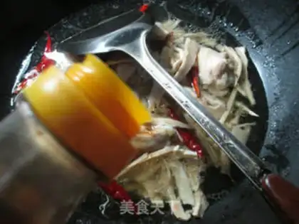 Make The water burns the chicken wings step 7