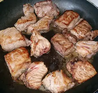 Make Red beef step 1