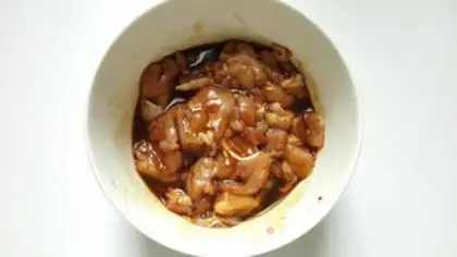 Make Chicken chords step 1