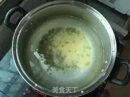 Make Green bean porridge step 1