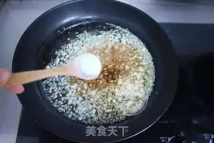 Make Garlic fan shrimp step 4