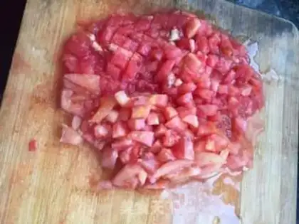 Make Tomato sausage pasta step 3