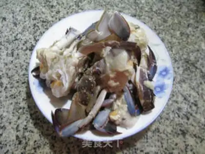 Make Crabs boiled with tofu step 1
