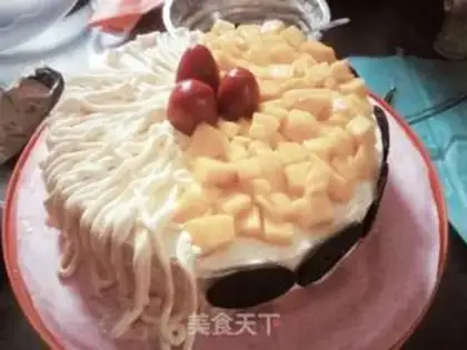 Make Old cream cake step 8