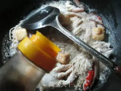 Make Crabs boiled with tofu step 5