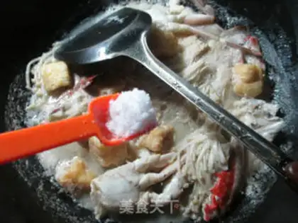 Make Crabs boiled with tofu step 6