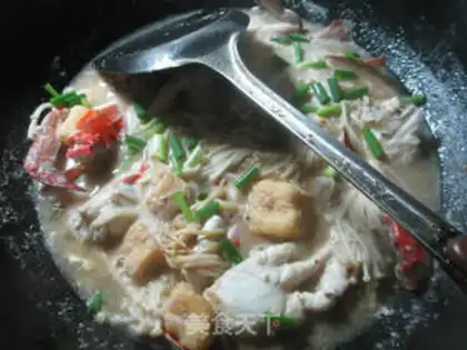 Make Crabs boiled with tofu step 7