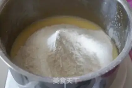 Make Salty marfin cake step 5