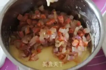 Make Salty marfin cake step 7