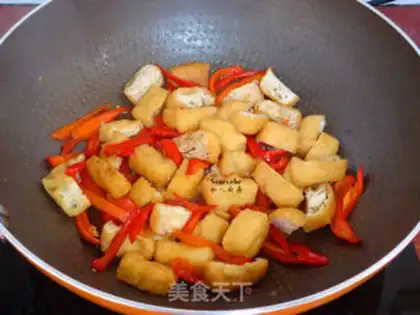 Make Bean oil, tofu step 3