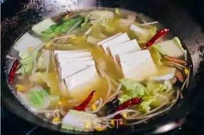 Make Tofu soup step 6