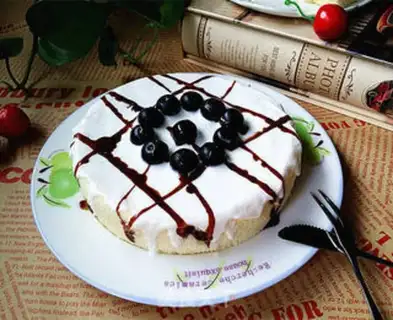 Make Vanilla yogurt cake step 16