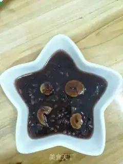 Make Red bean, black rice congee step 4