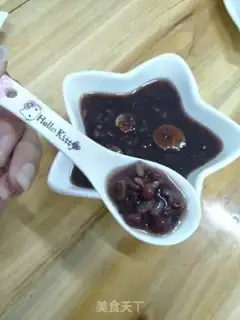 Make Red bean, black rice congee step 5