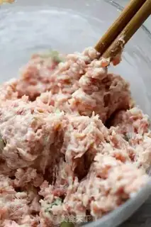 Make Sweet pork balls step 1