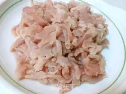 Make Squeeze the green peppers and veal step 0
