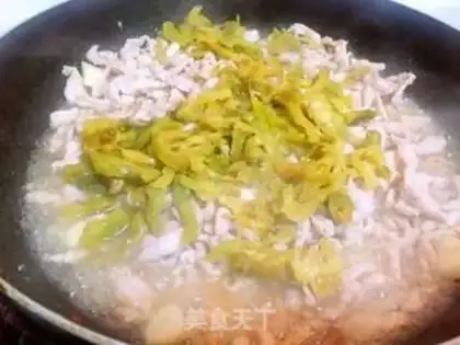 Make Squeeze the green peppers and veal step 7