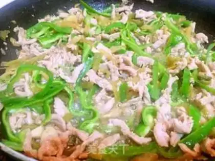 Make Squeeze the green peppers and veal step 9