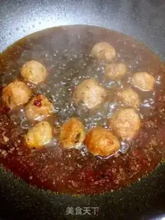 Make Red burn meatballs step 7