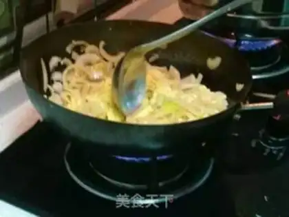 Make Onion fried eggs step 10