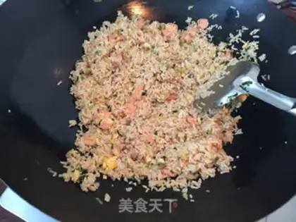 Make Shrimp shrimp fried rice step 6