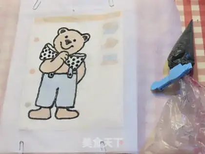 Make Cartoon-painted mascara step 7