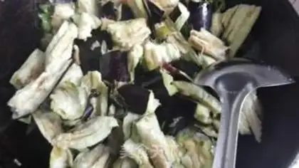 Make They burn eggplant all the time step 4