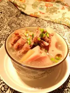 Make Lotus spinal soup step 4