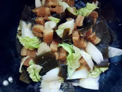Make The cabbage belts burn five flowers step 6