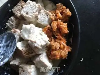 Make Yogurt bread pudding step 3