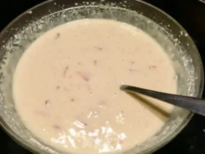 Make Strawberry doughnuts step 1