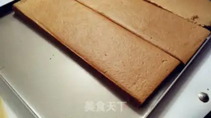 Make A cloudy chocolate cake step 18