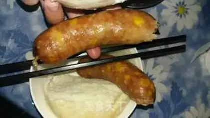 Make Corn pig sausage step 8
