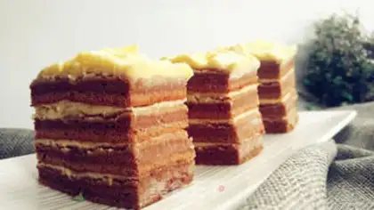 Make A cloudy chocolate cake step 21