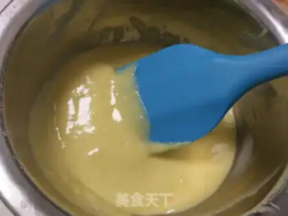Make Chi Fung Cup cake step 2