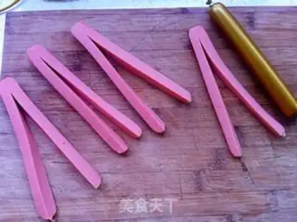 Make Ham intestines love eggs step 0