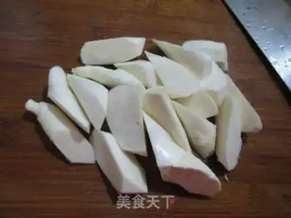 Make Cook three vegetables step 1