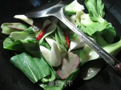 Make Cook three vegetables step 3
