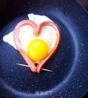 Make Ham intestines love eggs step 4