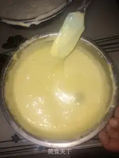 Make Orange sponge cake step 7