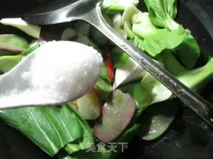 Make Cook three vegetables step 6
