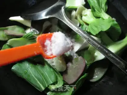 Make Cook three vegetables step 7