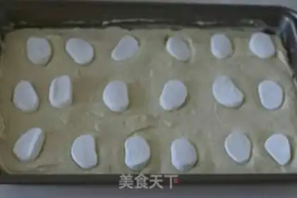 Make Yoga marshmallow cake step 3