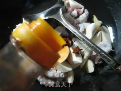 Make Burn octopus white step 4